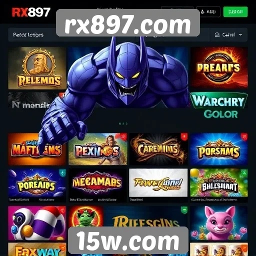 Principais jogos disponíveis no rx897.com